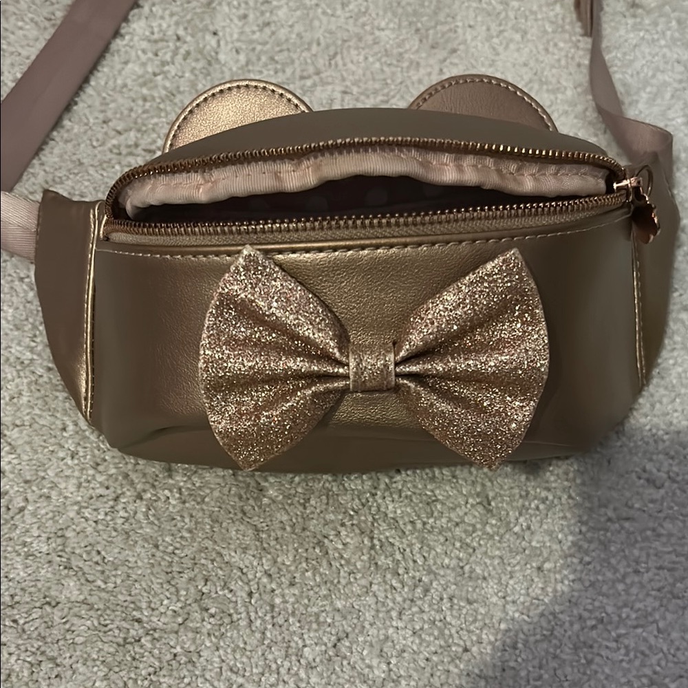 Loungefly X Disney Rose Gold Minnie Mouse Fanny pack
